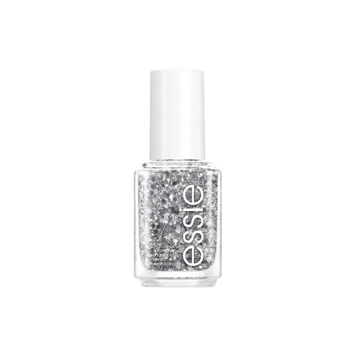 Essie Original Shine & Gloss Nail Varnish 278 Set In Stones Silver Glitter Nail Polish 13.5ml