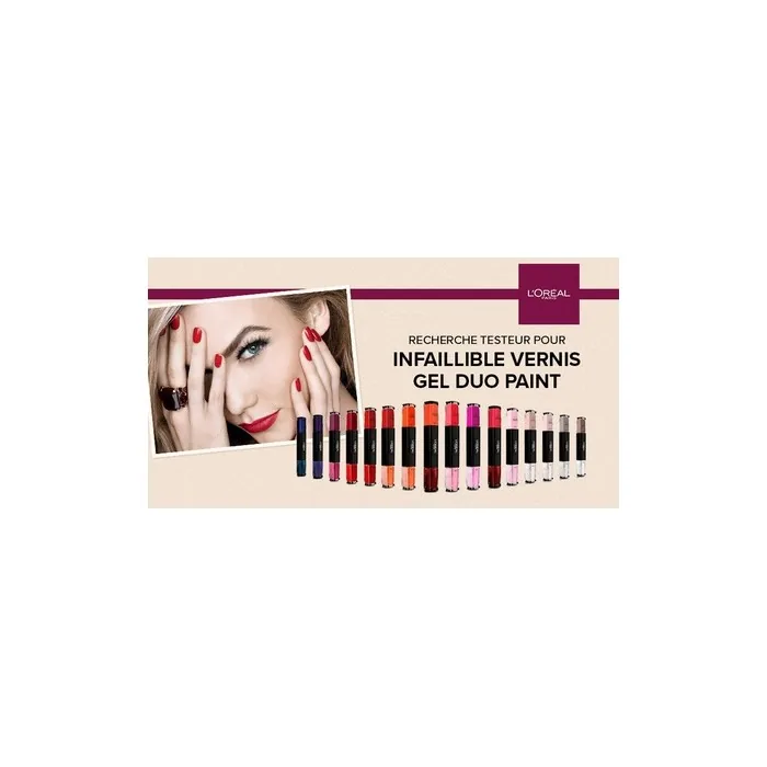 Loreal Paris Infallible 2in1 Duo Nail Polish 27 Miscellaneous Colors