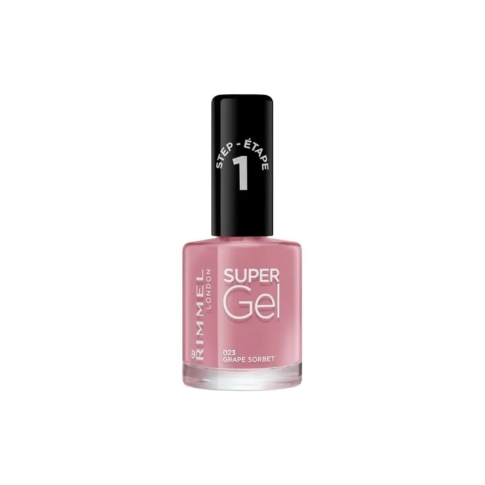Rimmel London Super Gel by Kate Moss Nail Polish Shade 12 Soul Session Nude Pearl-Effect Pink