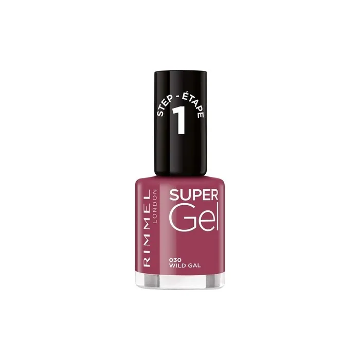 Rimmel Super Gel Nail Polish 030 Wild Gal 12mL