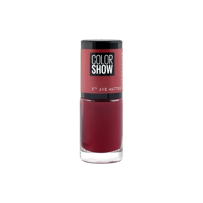 Maybelline Color Show 5th Ave Matte 456 Wine at 5 Nail Polish 7ml