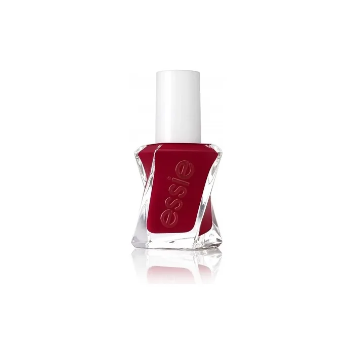 Essie Gel Couture Longlasting High Shine No UV Lamp Required Nail Polish Burgundy Red Colour Shade 345 Bubbles Only 13.5ml