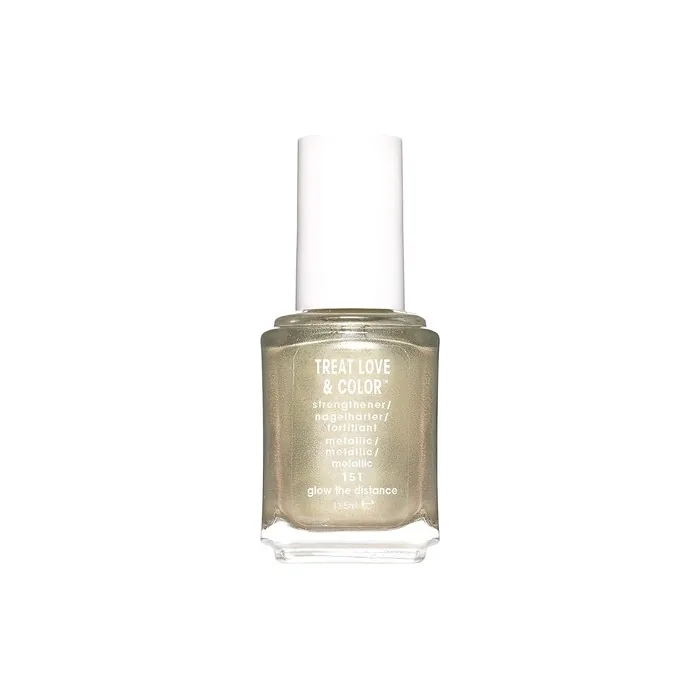 Essie Nail Polish Strengthening Treat Love Colour Metallic 151 Glow the Distance TLC Care Nail Varnish 13.5ml