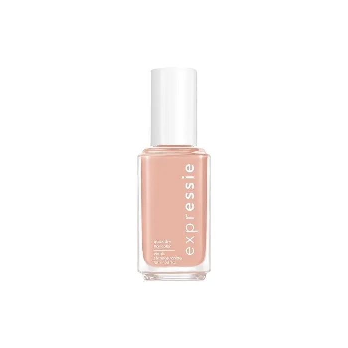 Essie Expressie Nail Polish Quick Dry Formula Vegan Angled Brush Pink Nude Nail Varnish 60 Buns Up 10ml