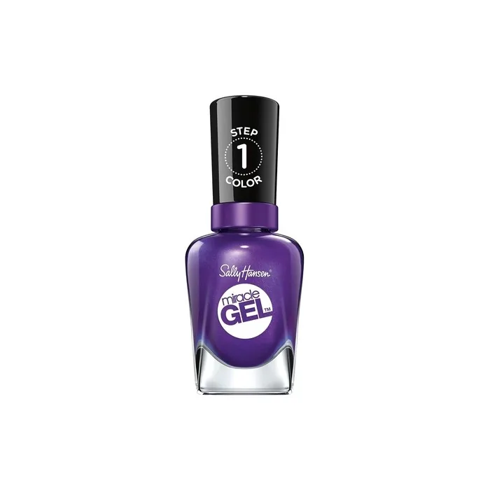 Sally Hansen Miracle Gel Nail Polish 570 Purplexed Pulplexed Shade 0.5 Ounce
