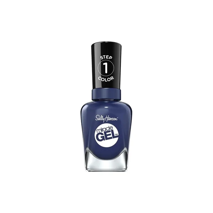 Sally Hansen Miracle Gel Nail Polish At-Home Gel Manicure Midnight Blue Shades 14.7ml