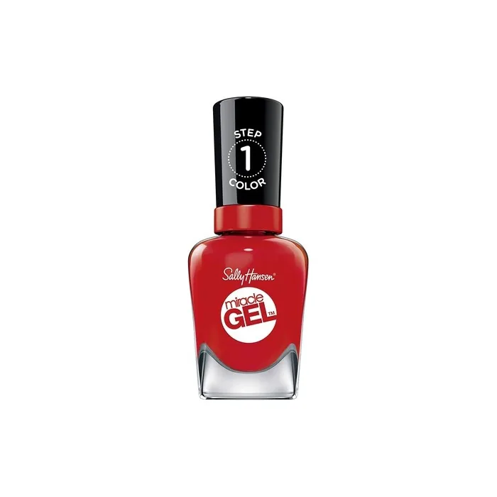Sally Hansen Miracle Gel Nail Polish Red Between The Lines 14.7ml