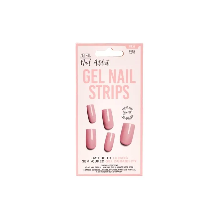 Ardell Nail Addict Gel Nail Strips Mocha Latte
