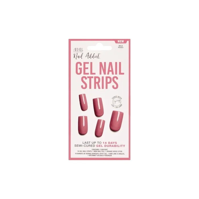Ardell Nail Addict Gel Nail Strips Wild Roses