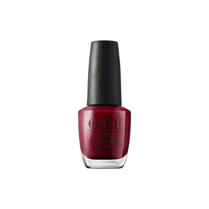 OPI Nail Lacquer Bogotá Blackberry Red Nail Polish 0.5 fl oz