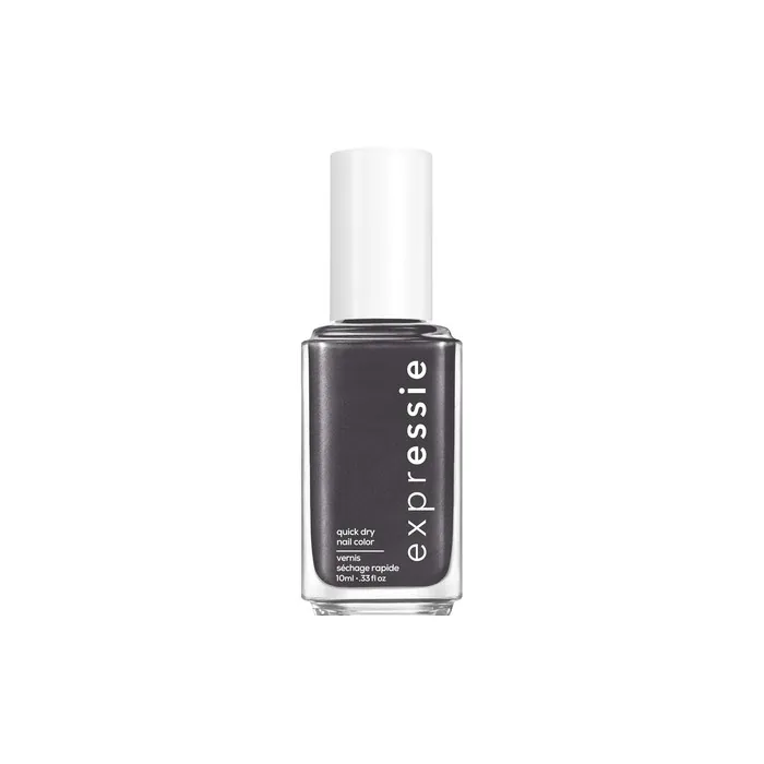 Essie Expressie Quickdry Charcoal Gray Nail Polish Vegan