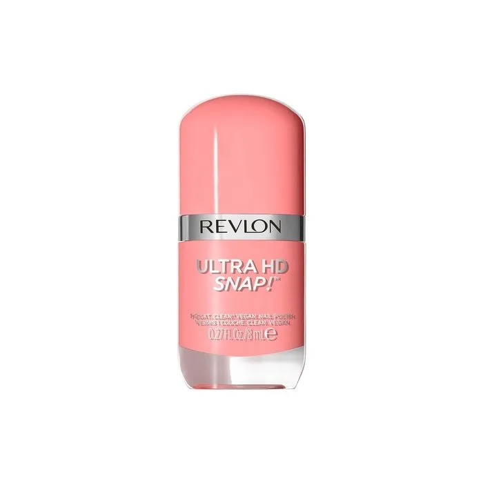 Revlon Ultra HD Snap Nail Polish Quick Drying One-Coat Full Coverage Colour 8ml Think Pink 027 Unisex