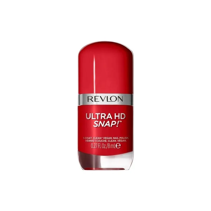 Revlon Ultra HD Snap Nail Polish Long Lasting Vegan Formula Quick Drying One-Coat Full Coverage Colour 8ml Cherry On Top
