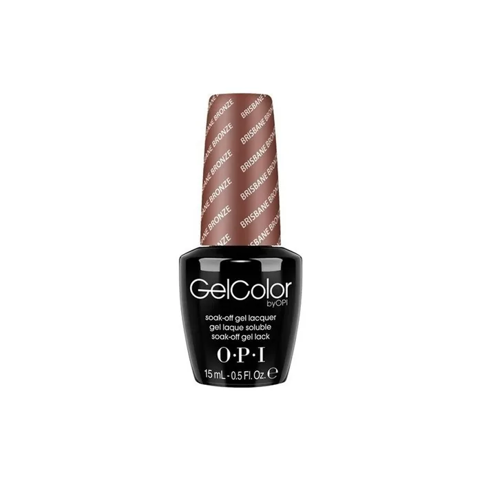OPI Gelcolor Soak off UV Led Gel Polish Brisbane Bronze A45 15ml