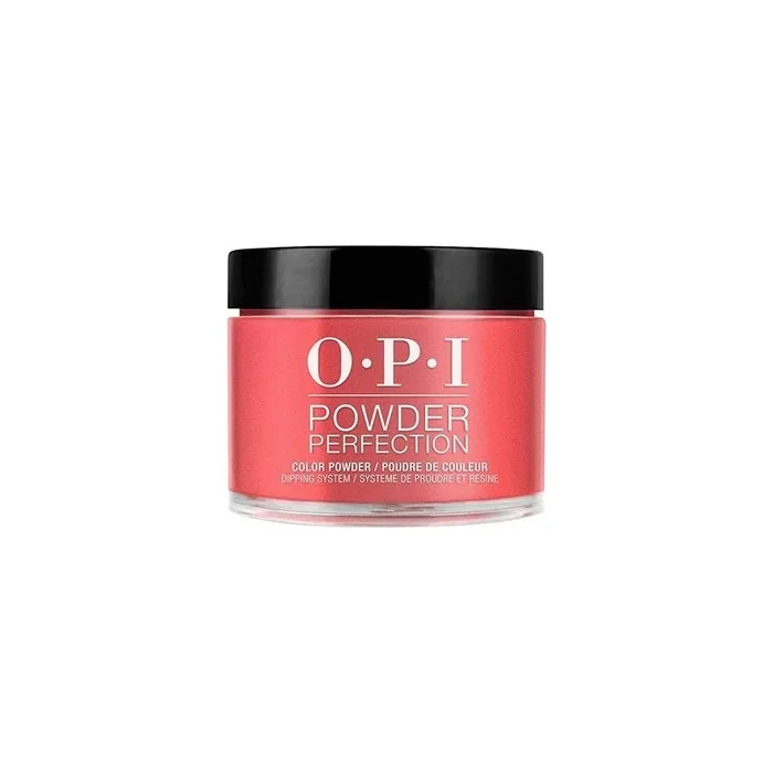 Opi Powder Perfection Reds Opaque Sheer Crme Nail Dipping Powder With Up To Three Weeks Of Highshine Wear