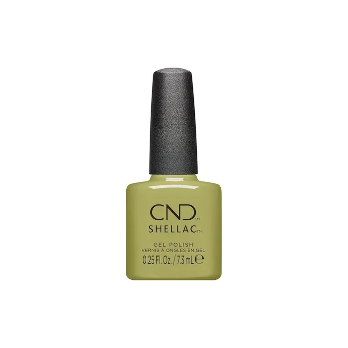 Cnd Shellac Uv Nail Polish Plantbound No 477 Light Green
