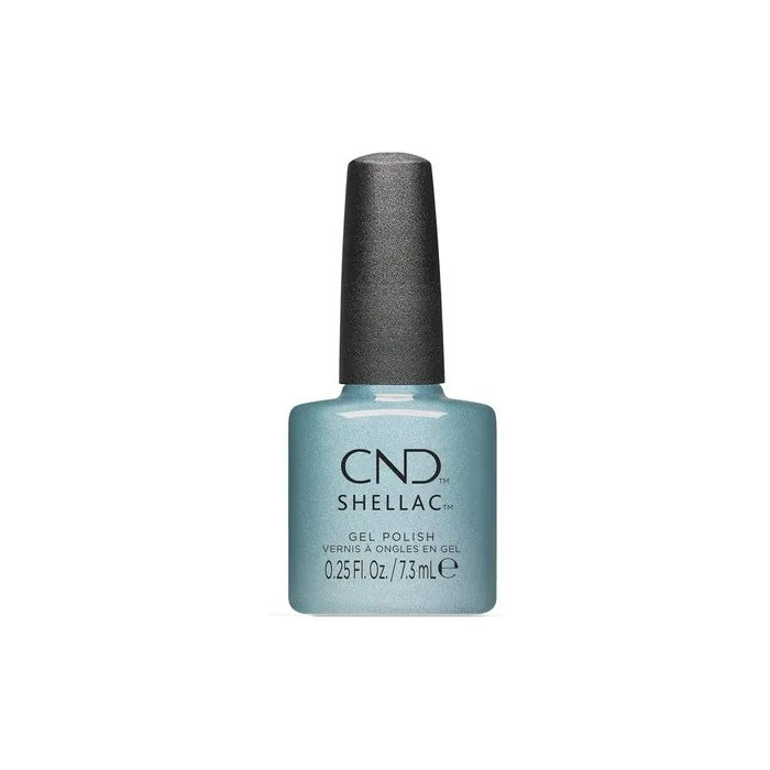 CND Shellac Gel Polish Quiet Luxury Collection Long Lasting Blue Gel Nail