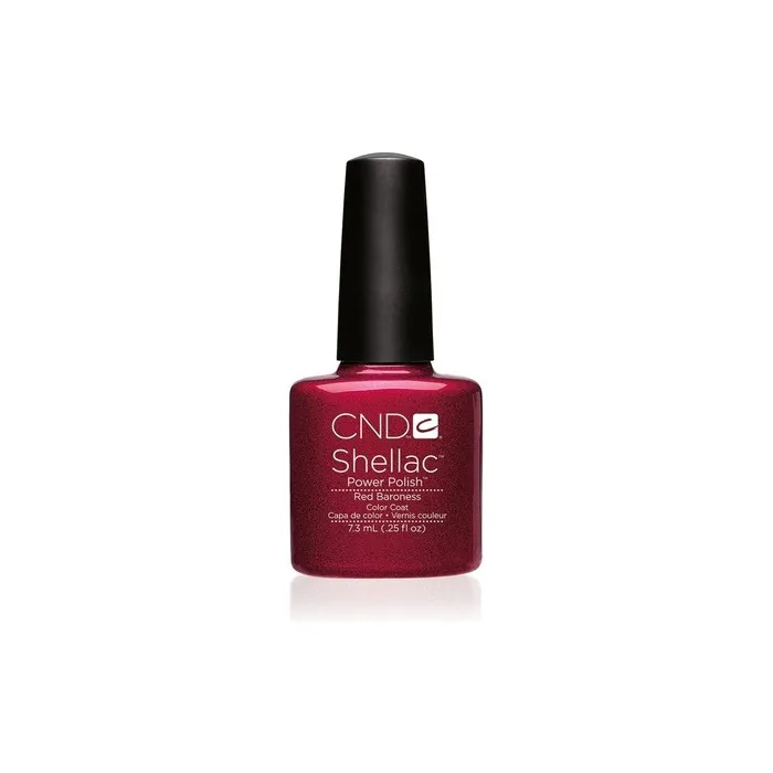 CND Shellac Red Baroness 7.3ml 0.25 fl oz.