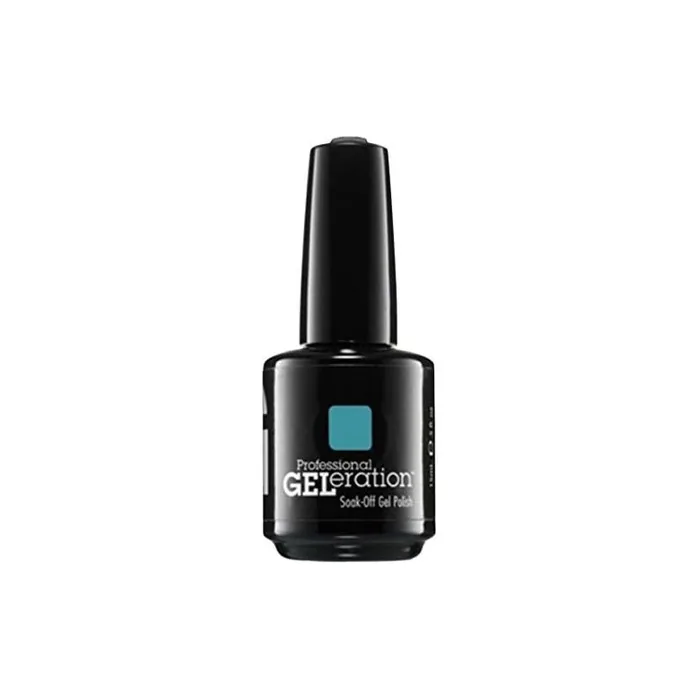Jessica Geleration Gel Nail Faux Fur Blue