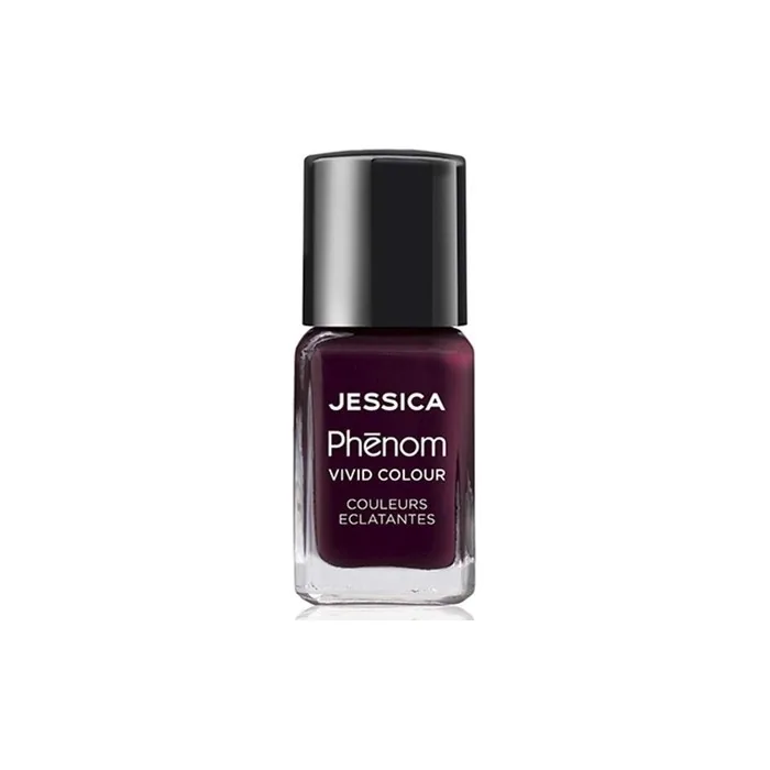 Jessica Phenom Vivid Colour Nail Polish Long-lasting Gel-like Nail Polish without UV Lights Illicit Love 14ml