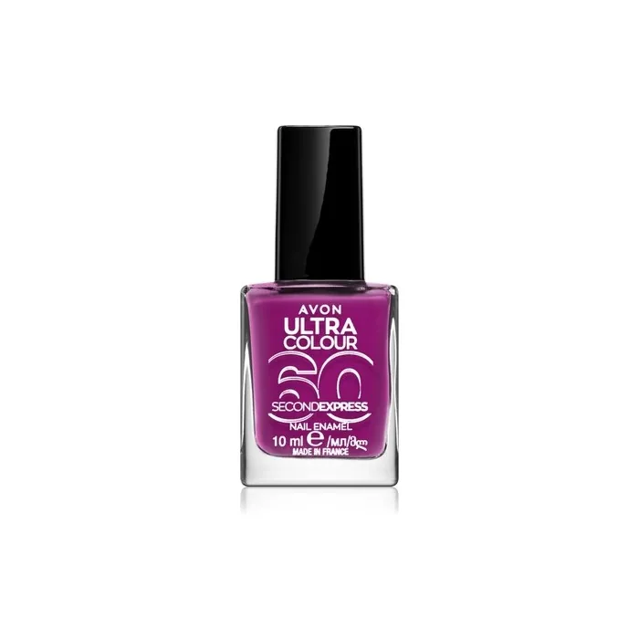 Avon Ultra Colour 60 Second Express Nail Polish Grape Escape 10 Ml