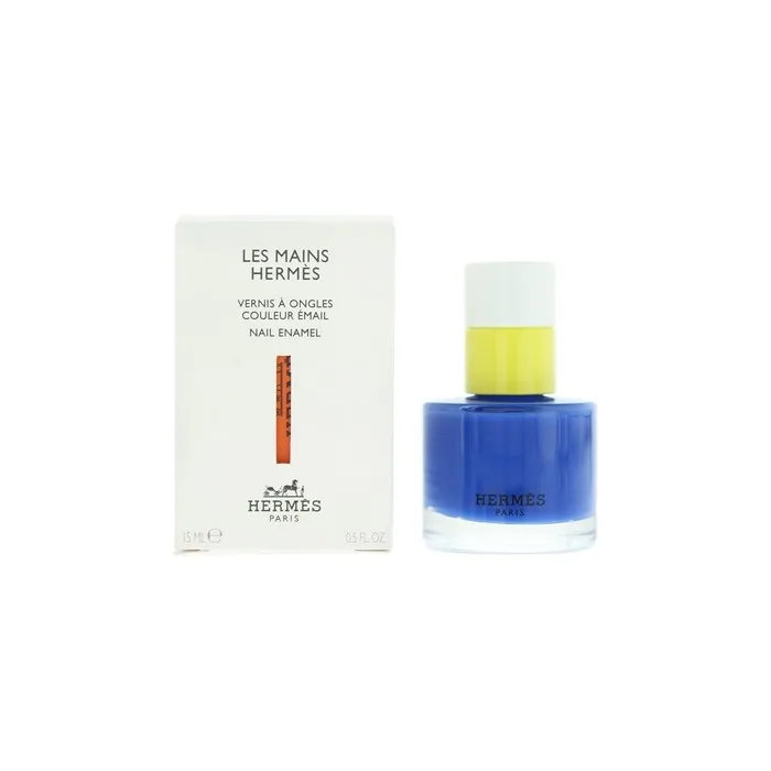 Herms Paris Nail Enamel 62 Bleu Electrique Nail Polish 15ml