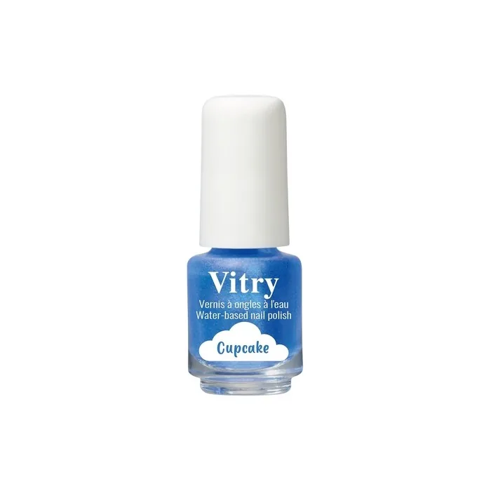 Water-Based Nail Varnish Cup Cake 4ml Blue