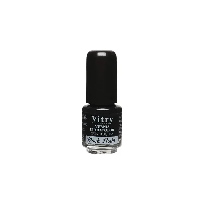 Vitry Mini Nail Polish Black Night 4ml