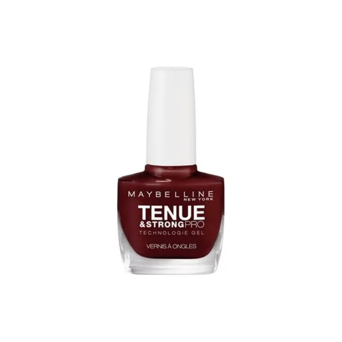 Gemey Maybelline Nail Polish Tenue and Strong Pro 287 Midnight Red