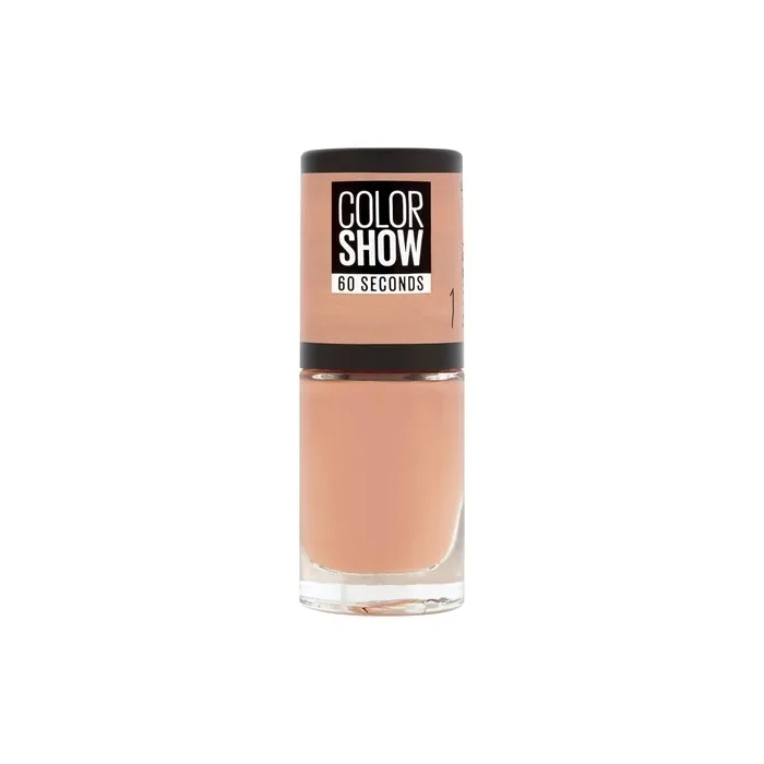 Gemey Maybelline Colorshow Nail Polish 1 Go Bare Nude Color 7ml