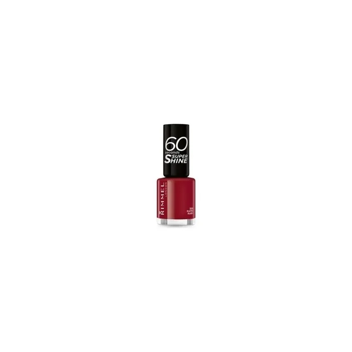 Rimmel London 60 Seconds Super Shine 320 Rapid Ruby Nail Polish 8 Ml