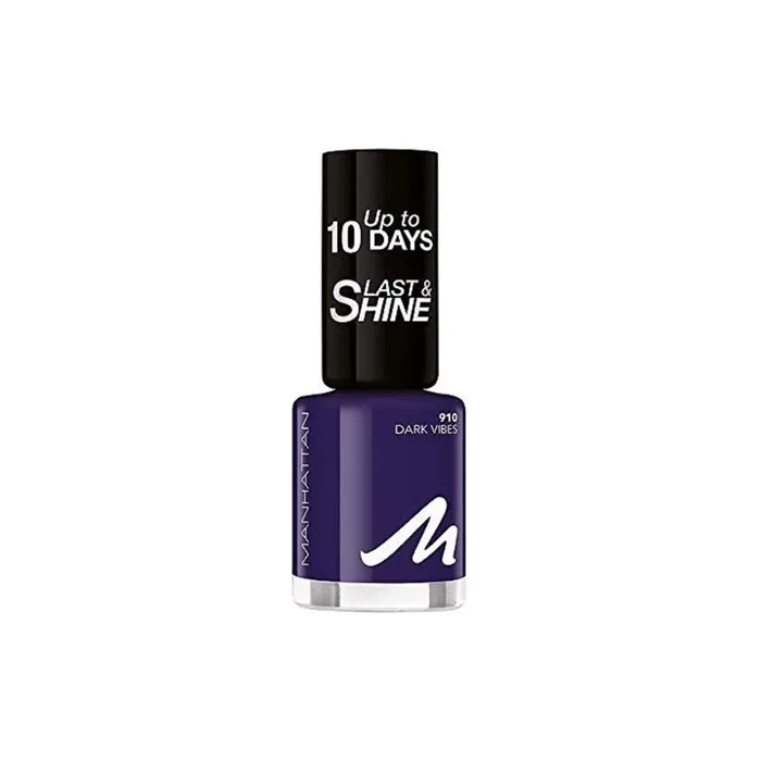 Manhattan Last and Shine Nail Polish No. 910 Dark Vibes 10ml