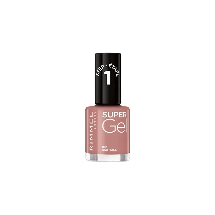Rimmel Super Gel Nail Polish 033 R&B Rose 12ml