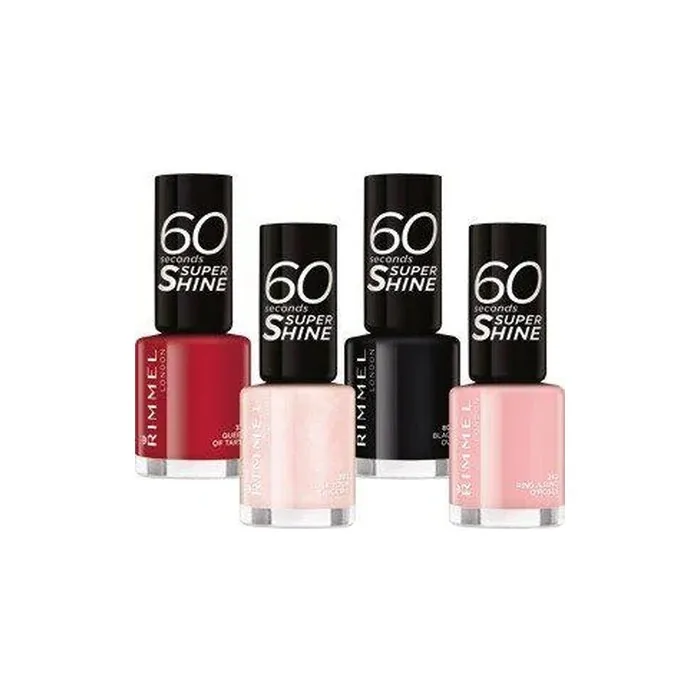 Rimmel London 60 Seconds Super Shine Nail Polish 230 Mauve To The Music 8ml