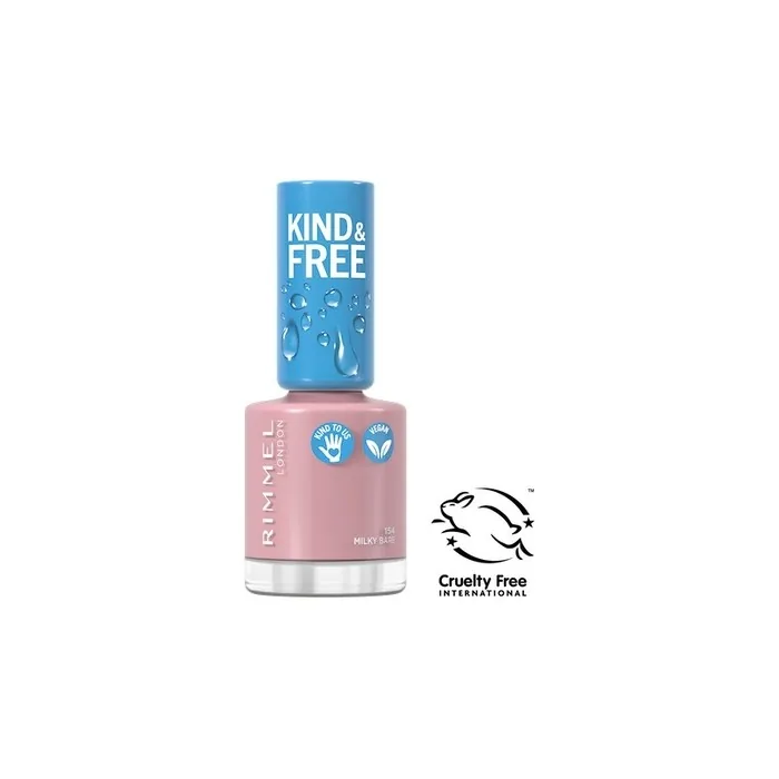 Kind & Free Vegan Nail Polish 154 Milky Bare 8ml