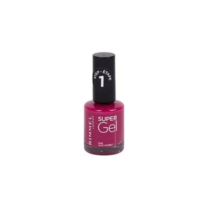 Rimmel Super Gel Step1 Gel Nail Polish 12 Ml 096 Heatwave Away