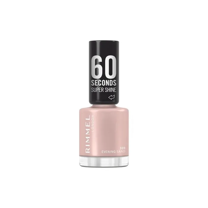 Rimmel 60 Seconds Super Shine Nail Polish 109 Evening Sand Quick Dry