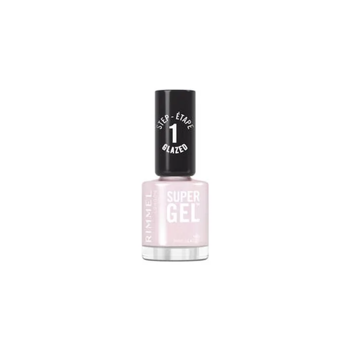 Rimmel Super Gel Nail Polish 105 Pink Glazed 12 Ml
