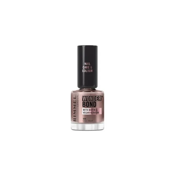 Rimmel Wonder'Bond Care + Colour Nail Polish 006 Chai Treat 12ml