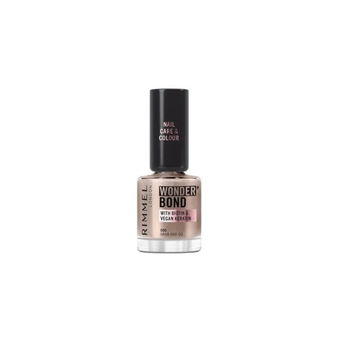 Rimmel Wonder'Bond Care + Colour Nail Polish 005 Grab and Go 12ml