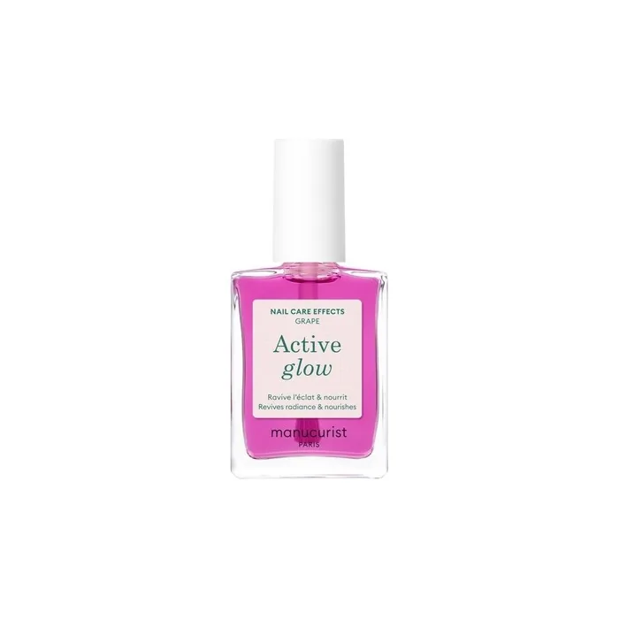 Manucurist Nail Polish and Nail Care Active Glow Grape Purple Bio-Based