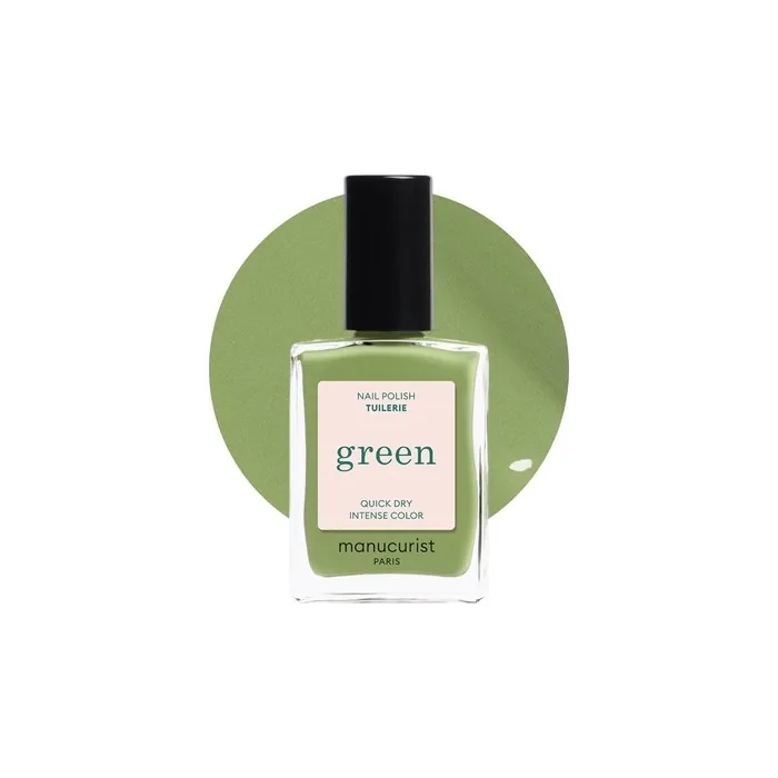 Manucurist Green Tuileries Olive Green Nail Polish Natural Classic