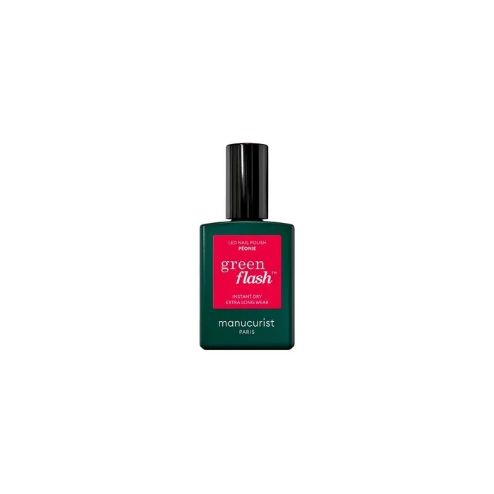MANUCURIST Green Flash LED Gel Nail Lacquer Peony 15ml