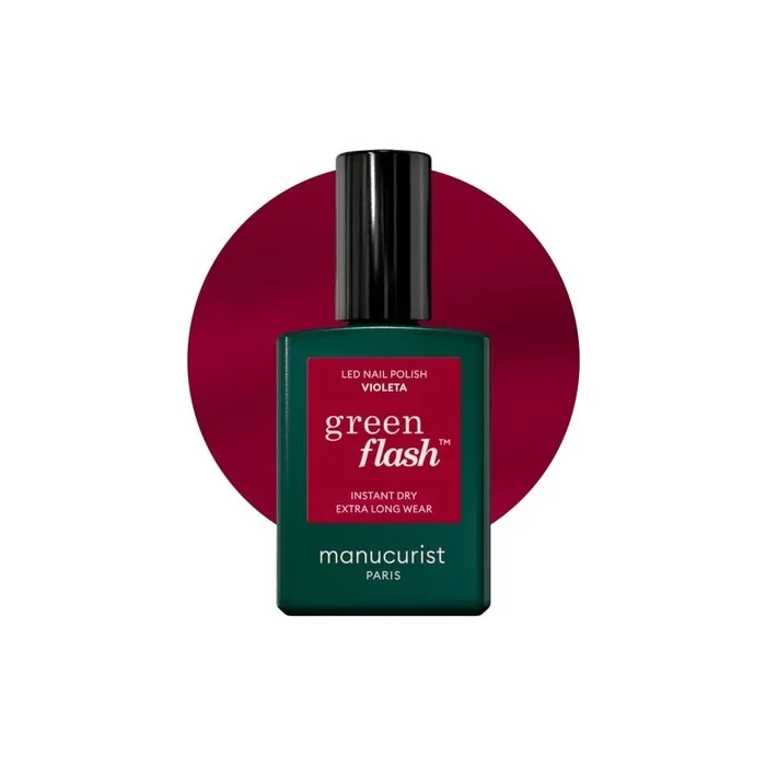 Manucurist Green Flash LED Gel Nail Polish Vegan 12-Free Plant-Based