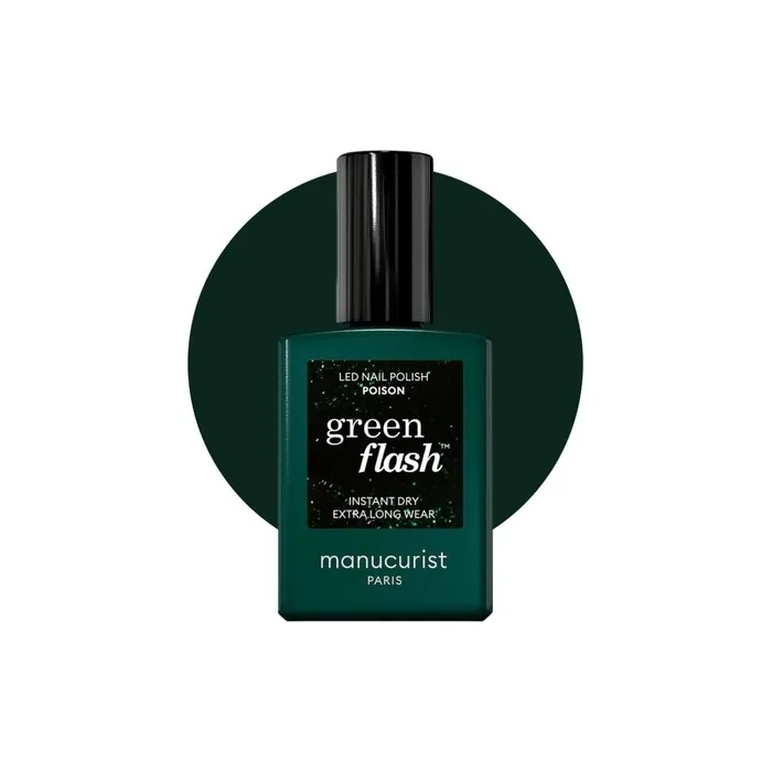 Manucurist Green Flash LED Gel Nail Polish Vegan 12-Free Plant-Based