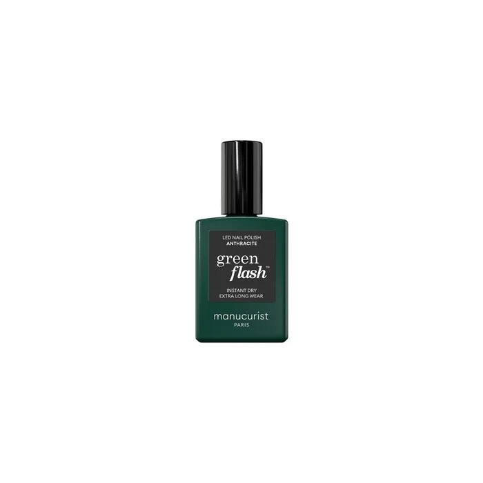 Green Flash Nail Polish Anthracite 15ml