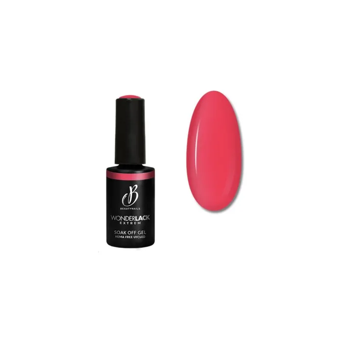 Beauty Nails Pink Fluo Wonderlack Extrem Hema Free