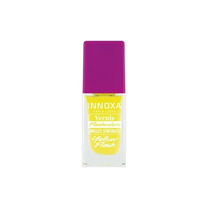 Fluorescent Yellow Flash Nail Polish 8ml for Sensitive Nails