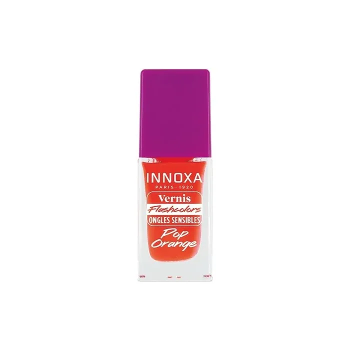 Fluorescent Pop Orange Nail Polish 8ml for Sensitive Nails