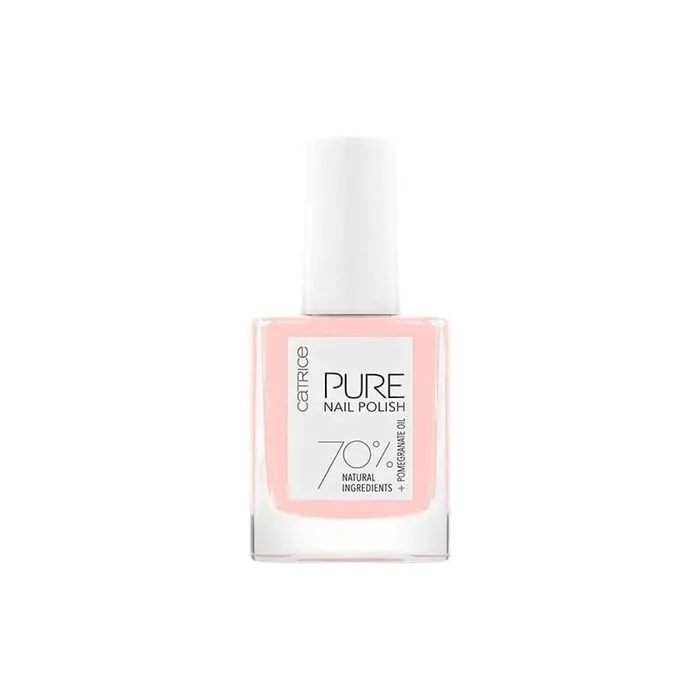 Catrice Pure Nail Polish Nr 01 Lightness Pink Glossy Without Acetone Vegan Microplastic Particle Free 10ml